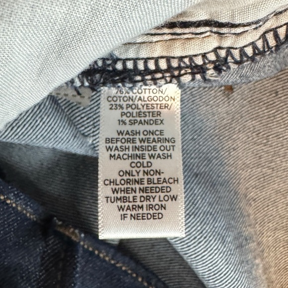 Loft Made & Loved Modern High Waist Skinny Ankle Denim Jeans Dark Wash Womens 2 - Picture 6 of 10